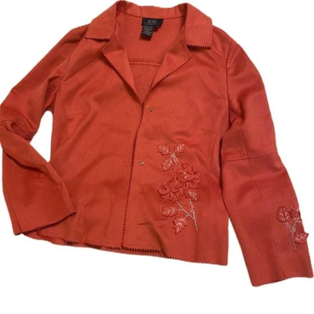 BCBG Red Soft Blazer - Picture 3 of 16